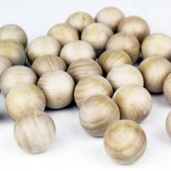 Vase Market 80 Pcs Natural Unfinished Wood Ball Sphere D-1.25" (Multiple Packing) -vasemark Shop 1 25 inch wood balls vfwbt013 3
