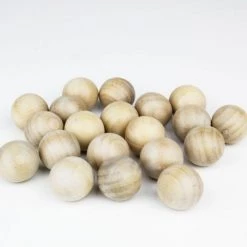 Vase Market 80 Pcs Natural Unfinished Wood Ball Sphere D-1.25" (Multiple Packing) -vasemark Shop 1 25 inch wood balls vfwbt013 6