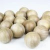 Vase Market 20 Pcs Natural Unfinished Wood Ball Sphere D-1.5" (Multiple Packing)