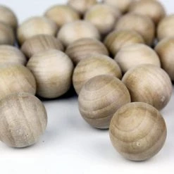 Vase Market 80 Pcs Natural Unfinished Wood Ball Sphere D-1" (Multiple Packing) -vasemark Shop 1 inch wood balls vfwbt010 4