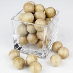 Vase Market 80 Pcs Natural Unfinished Wood Ball Sphere D-1" (Multiple Packing) -vasemark Shop 1 inch wood balls vfwbt010 5