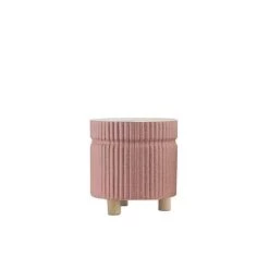 Vase Market Bricks Ribbed Tripod Ceramic Planter Pot H-4.5" D-4" (Pack Of 24) -vasemark Shop 16 3021 1