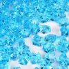 Vase Market 12 Lbs Acrylic Ice Rock Crystal 1" Light Blue Vase Fillers , Available In 24 Lbs