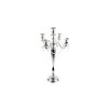 Vase Market Aluminum Candelabra W/ 5 Branches Dangling Silver Beads H-40"