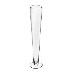 Vase Market Glass Trumpet Vase H-28" Wedding Centerpiece