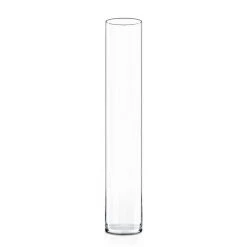 Vase Market Glass Tall Cylinder Vase. H-28", D-4" Centerpiece (Multiple Packing) -vasemark Shop clear glass cylinder vase gcy010 28
