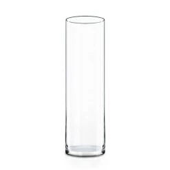 Vase Market Glass Cylinder Vase. H-18", D-5" Wedding Centerpieces (Multiple Packing) -vasemark Shop clear glass cylinder vase gcy055 18