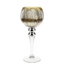 Vase Market Mercury Gold Wavy Etched Glass Candle Holder, Set Of 3 (12", 14", 16") 13 Vase Market Mercury Gold Wavy Etched Glass Candle Holder, Set Of 3 (12", 14", 16") -vasemark Shop crackle mercury gold candle holder gch352s3gd s