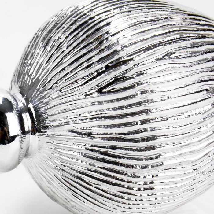 Vase Market Mercury Silver Wavy Etched Glass Candle Holder, Set Of 3 (12", 14", 16") 10 Vase Market Mercury Silver Wavy Etched Glass Candle Holder, Set Of 3 (12", 14", 16") - Image 10