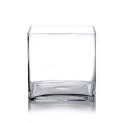 Vase Market Glass Cube Vase H-8" Wedding Centerpiece (Multiple Packing) -vasemark Shop cube1 1000