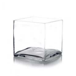 Vase Market Glass Cube Vase H-8" Wedding Centerpiece (Multiple Packing) -vasemark Shop cube2 1000
