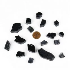 Vase Market 40 Lbs Fire Pit Glass Tempered Fire Glass 1/2" Midnight Black (Approx 4 Sq. Ft) -vasemark Shop fire glass cobalt blue fg050bk