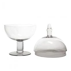 Vase Market Glass Apothecary Jar H-16" D-9" Pedestal Candy Buffet Canister -vasemark Shop gaj 3 1