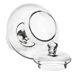 Vase Market Glass Apothecary Set Of 2. H-10", 13.5" Candy Buffet Canister -vasemark Shop gaj108 10 details 02 4 1 1