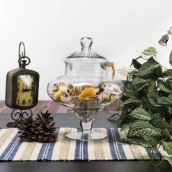 Vase Market Glass Apothecary Candy Buffet Jar Set Of 3. H-10",14.75",22" 22 Vase Market Glass Apothecary Candy Buffet Jar Set Of 3. H-10",14.75",22" -vasemark Shop gaj108 10 lifestyle 01 3