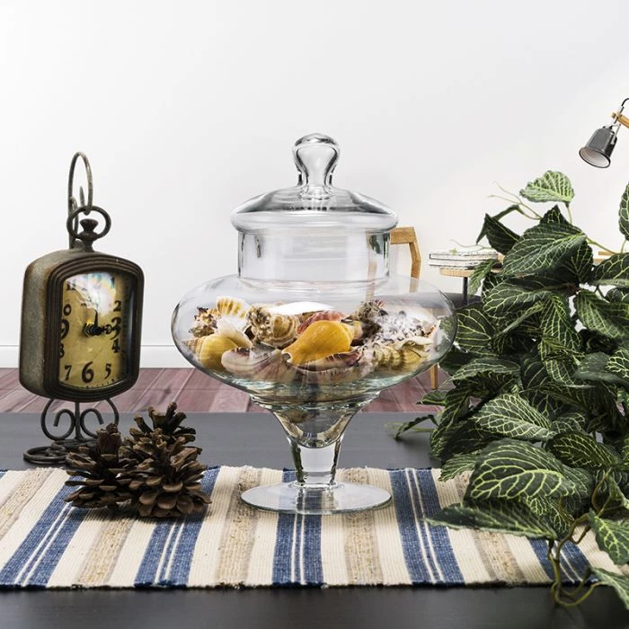 Vase Market Glass Apothecary Candy Buffet Jar Set Of 3. H-10",14.75",22" 8 Vase Market Glass Apothecary Candy Buffet Jar Set Of 3. H-10",14.75",22" - Image 8