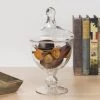 Vase Market Glass Apothecary Jar H-9.5" D-5" Candy Buffet Canister (Multiple Packing)
