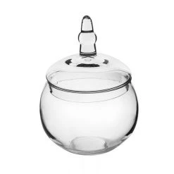 Vase Market Glass Apothecary Jars Set Of 3. H-13.5", 16.5", 10" Candy Buffet Canister -vasemark Shop gaj112 113 134 details 08