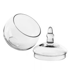 Vase Market Glass Apothecary Jars Set Of 3. H-13.5", 16.5", 10" Candy Buffet Canister -vasemark Shop gaj112 113 134 details 09