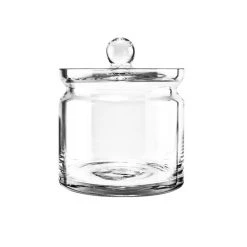 Vase Market Glass Apothecary Jar H-4.75", Open D-4.5", Pack Of 2 Pcs