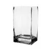 Vase Market Glass Rectangle Vase H-6" Open-4"x 3", Pack Of 3 Pcs