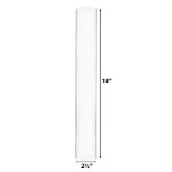 Vase Market Glass Candle Holder Set Of 3 H-3.75", 4.5", 5.5" With 18" X 2.5" Chimney Tubes, Pack Of 12 Sets (72 Pcs) -vasemark Shop gch02514 dim 1000 2 2