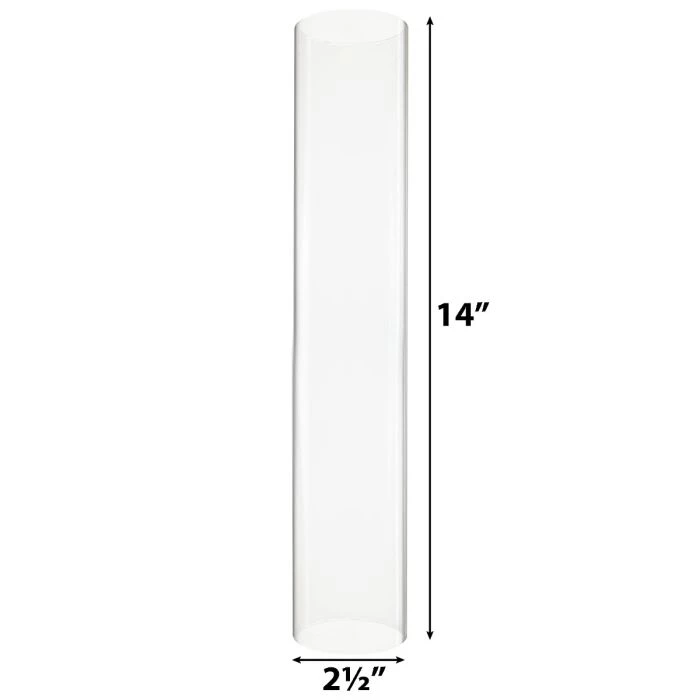 Vase Market Glass Candle Holder H-5.5" With 14" Candle Chimney Sleeves, Pack Of 12 Sets (24 Pcs) 6 Vase Market Glass Candle Holder H-5.5" With 14" Candle Chimney Sleeves, Pack Of 12 Sets (24 Pcs) - Image 6