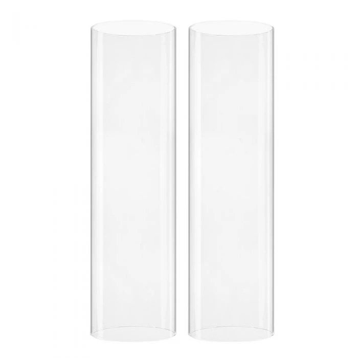 Vase Market Hurricanes Candle Shade H-14" D-4" Chimney Tubes Cover (Multiple Packing) 1 Vase Market Hurricanes Candle Shade H-14" D-4" Chimney Tubes Cover (Multiple Packing)