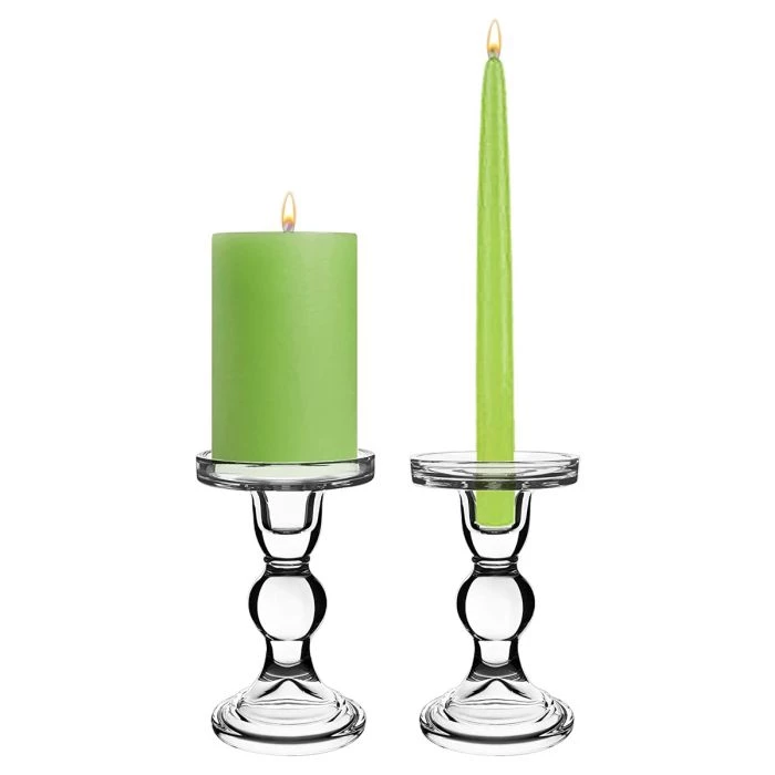 Vase Market Glass Candle Holder H-5.5" With 18" Candle Chimney Sleeves, Pack Of 12 Sets (24 Pcs) 2 Vase Market Glass Candle Holder H-5.5" With 18" Candle Chimney Sleeves, Pack Of 12 Sets (24 Pcs) - Image 2