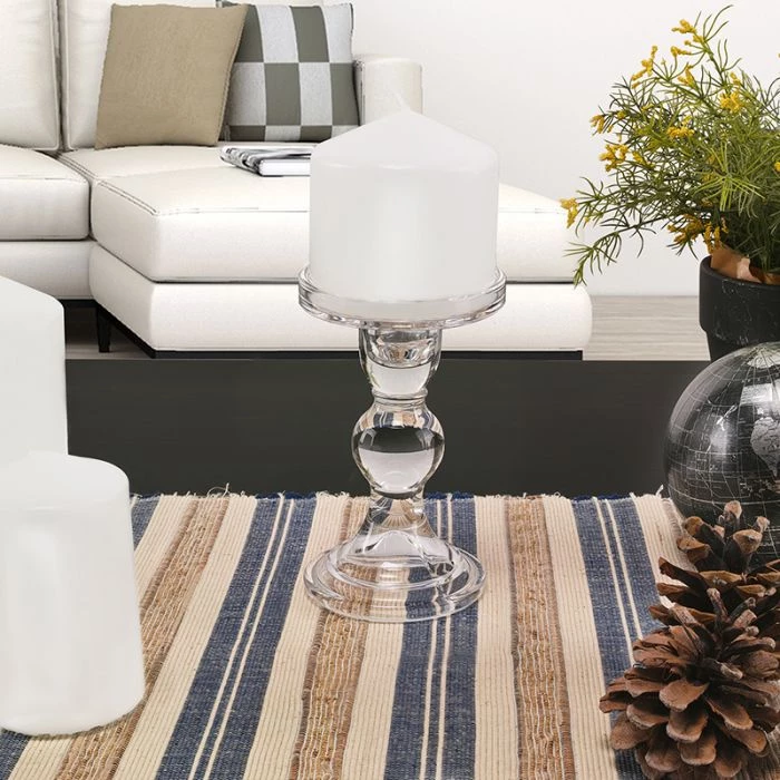 Vase Market Glass Candle Holder H-5.5" With 14" Candle Chimney Sleeves, Pack Of 12 Sets (24 Pcs) 9 Vase Market Glass Candle Holder H-5.5" With 14" Candle Chimney Sleeves, Pack Of 12 Sets (24 Pcs) - Image 9