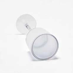 Vase Market Stemmed White Candle Holder H-9" D-2" (Multiple Packing) -vasemark Shop gch332wt 04