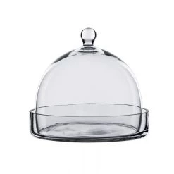 Vase Market Glass Cloche Bell H-7.5", D-8" Terrarium Dome W/ Tray (Multiple Packing) 13 Vase Market Glass Cloche Bell H-7.5", D-8" Terrarium Dome W/ Tray (Multiple Packing) -vasemark Shop gcl108 main 01 1