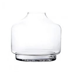 Vase Market Glass Dome W/ Wood Base & Stopper H-11.5" Body D-8.75" (Multiple Packing) -vasemark Shop gcu205 5.1000