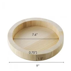 Vase Market Glass Dome W/ Wood Base & Stopper H-11.5" Body D-8.75" (Multiple Packing) -vasemark Shop gcu205 measurement3.1000