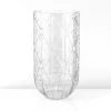 Vase Market Geometric 10.5" Cylinder Glass Vase, Pack Of 2
