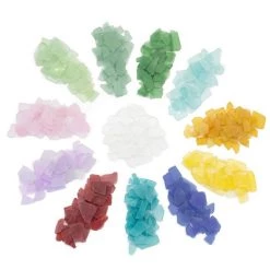 Vase Market 24 Lbs Sea Glass Assorted Mix Rainbow Colors Crushed Glass Vase Filler, Also Available In 36 Lbs -vasemark Shop ggm007m 12 2 2022