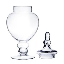 Vase Market Glass Apothecary Jar Set Of 3. H-9.5", 22", 10" -vasemark Shop glass apothecary candy buffet jars gaj115.seperate.800 2