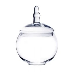 Vase Market Glass Apothecary Candy Buffet Jar Set Of 3, H-13.5", 14.7", 10" -vasemark Shop glass apothecary candy buffet jars gaj134.1.800 1