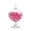 Vase Market Glass Apothecary Jar H-16" D-9" Pedestal Candy Buffet Canister