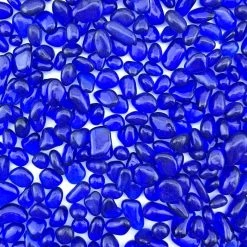 Vase Market 18 Lbs Aquarium Gravel Blue Tumbled Glass Gem Stones, Available In 28 Lbs 8 Vase Market 18 Lbs Aquarium Gravel Blue Tumbled Glass Gem Stones, Available In 28 Lbs -vasemark Shop glass aquarium gravel beads ggm008b 1