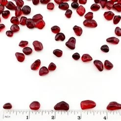 Vase Market 18 Lbs Aquarium Gravel Red Tumbled Glass Gem Stones, Available In 28 Lbs -vasemark Shop glass aquarium gravel beads ggm008r 4