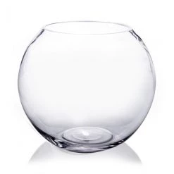 Vase Market Glass Bubble Bowl H-10" Body D-12" Large Bowl (Multiple Packing) -vasemark Shop glass bubble bowl gbb105 1 1000