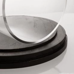 Vase Market Glass Dome Cloche H-11" D-7" Bell Jar With Wood Base (Multiple Packing) -vasemark Shop glass cloche plant terrarium w base h 11 36 1