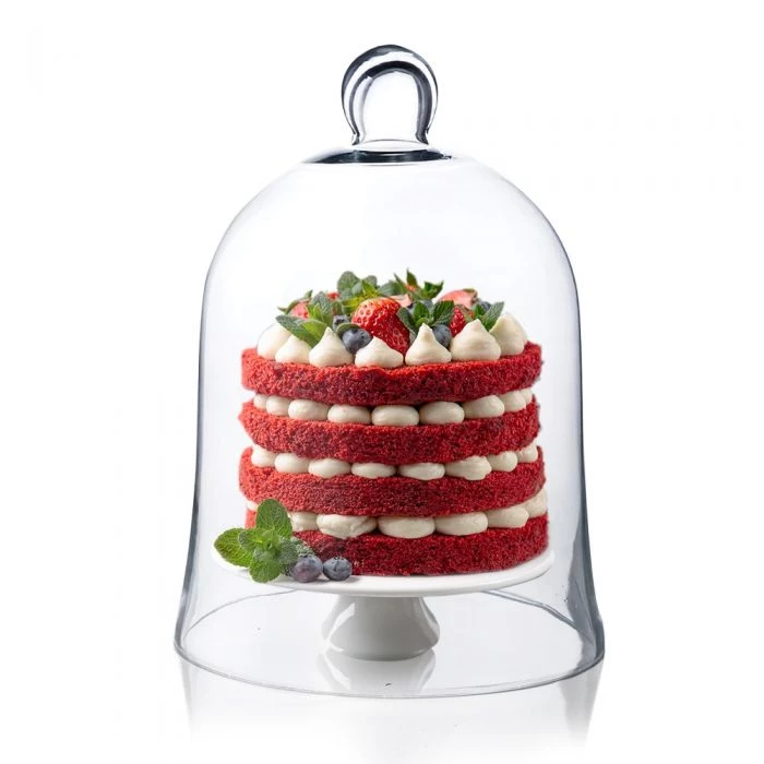 Vase Market Glass Cloche Bell Jar Dome, Set Of 2. H-16" & H-12" 7 Vase Market Glass Cloche Bell Jar Dome, Set Of 2. H-16" & H-12" - Image 7