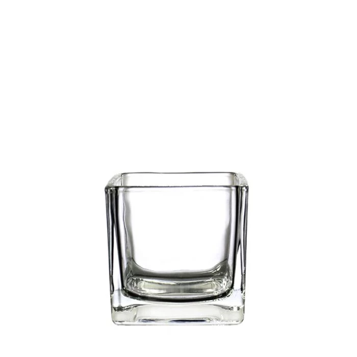 Vase Market Glass Cube Vase H-3.15" Votive Candle Holder (Multiple Packing) 1 Vase Market Glass Cube Vase H-3.15" Votive Candle Holder (Multiple Packing)