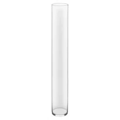 Vase Market Glass Tall Cylinder Vase. H-28", D-4" Centerpiece (Multiple Packing)