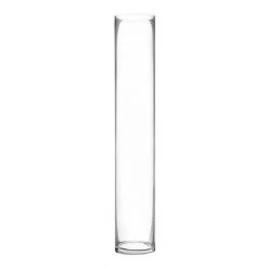 Vase Market Glass Cylinder Vase. H-28", D-5" Wedding Centerpiece (Multiple Packing)