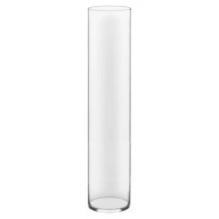 Vase Market Glass Cylinder Vase. H-24", D-5" Wedding Centerpiece (Multiple Packing)