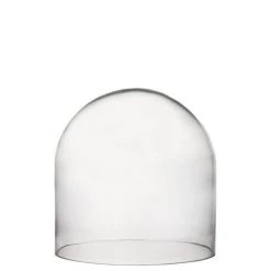 Vase Market Glass Dome H-6.5' D-6.9" Cloche Bell Jar Terrarium With Base (Multiple Packing) -vasemark Shop glass dome 6 inches gdo110 06 2
