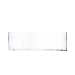 Vase Market Glass Rectangle Vase H-4" Open-12"x 4" Planter (Multiple Packing) -vasemark Shop glass rectangle vases gcb169.1.800 2